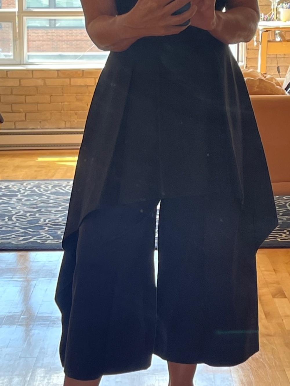 COS black jumpsuit / dress-pants hybrid – modern design
